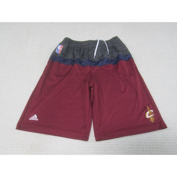 Cleveland Cavaliers Shorts Youth Boys‎ XL Purple NBA Basketball Adidas Loose Fit - Picture 1 of 10
